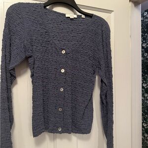 Vince Textured blue Top